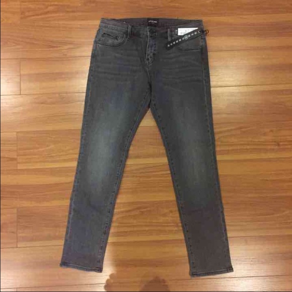 Earnest Sewn Astor Jeans Waist 26 - NWT - XPro Gray Slouchy Skinny - Picture 1 of 2
